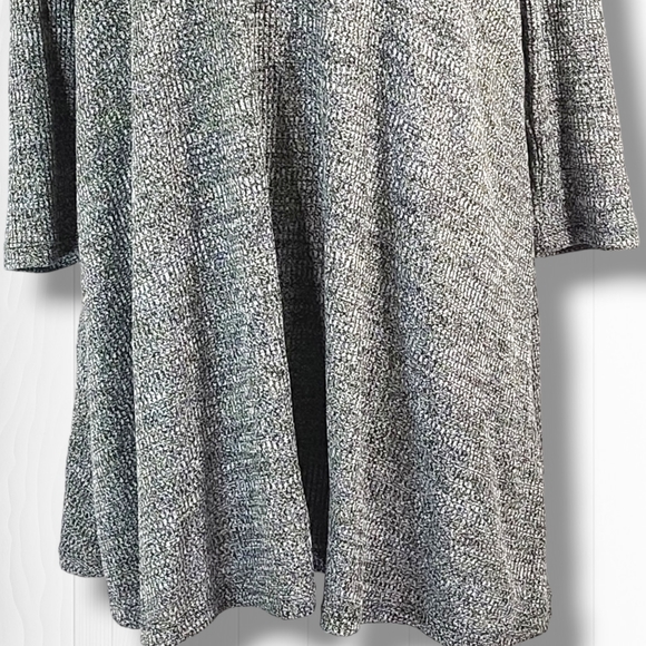 New York & Company Women's Gray Cowl Neck Sweater Mini Dress Size Medium - Picture 3 of 10